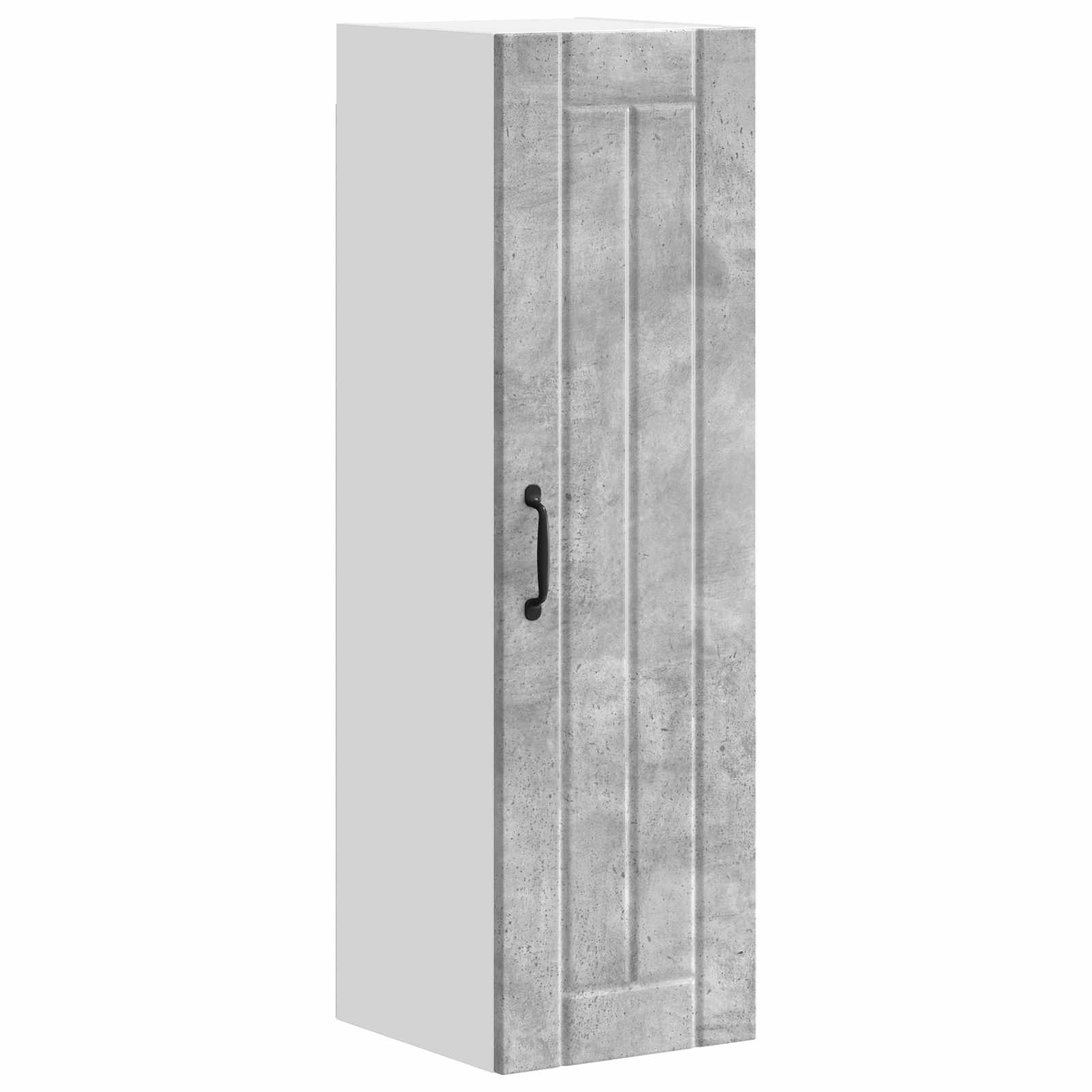 vidaXL Szafka ścienna LUCCA Betonowy szary 30 x 31 x 100 cm
