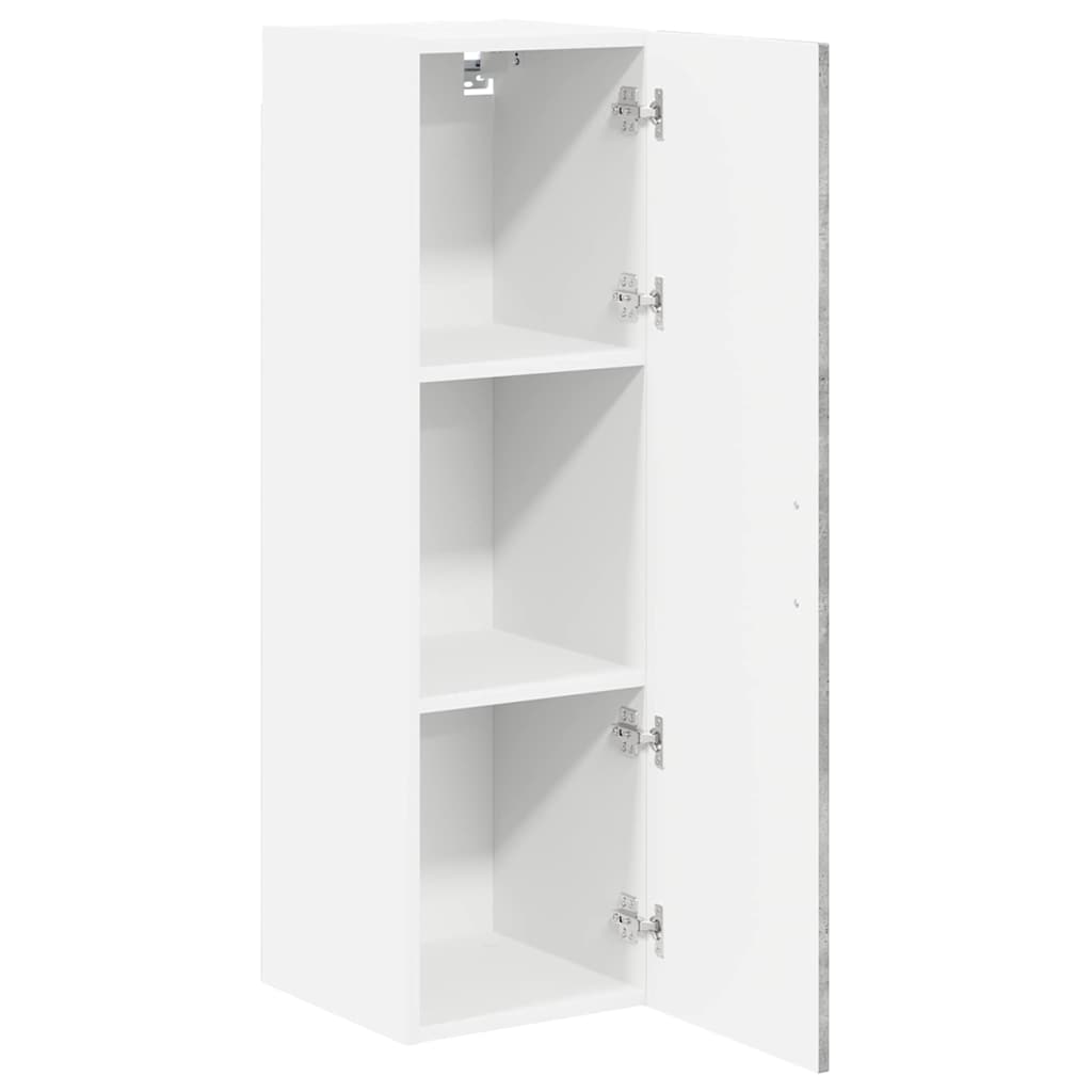 vidaXL Szafka ścienna LUCCA Betonowy szary 30 x 31 x 100 cm