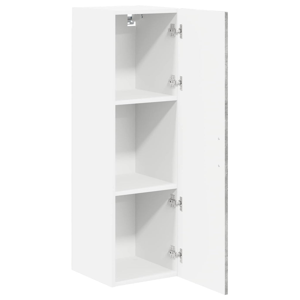 vidaXL Szafka ścienna LUCCA Betonowy szary 30 x 31 x 100 cm