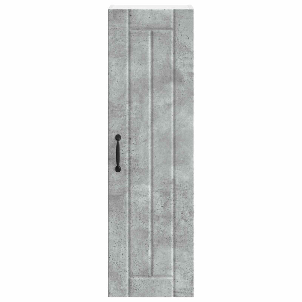 vidaXL Szafka ścienna LUCCA Betonowy szary 30 x 31 x 100 cm