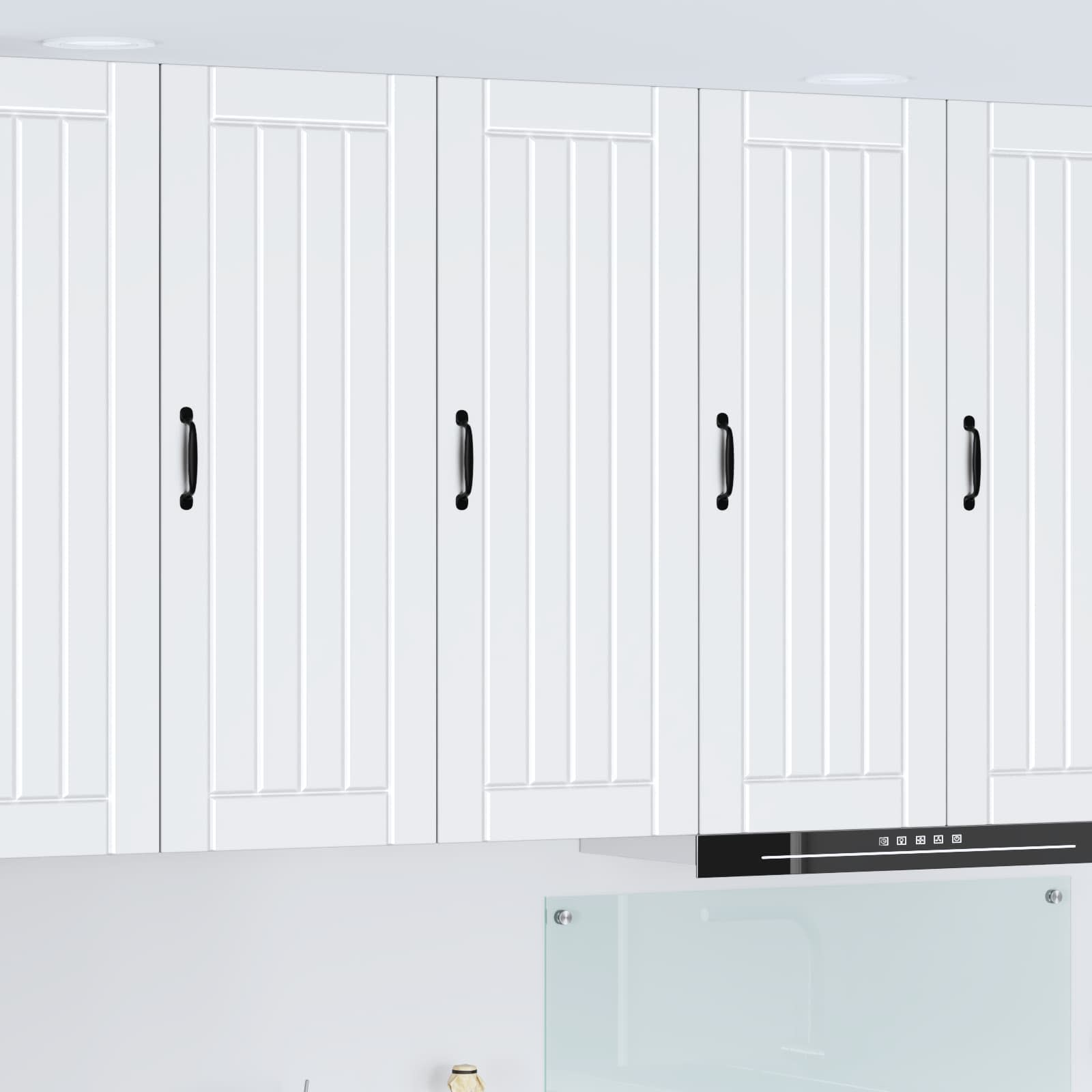 vidaXL Szafka ścienna LUCCA Biały 40 x 31 x 100 cm Drewno inżynieryjne