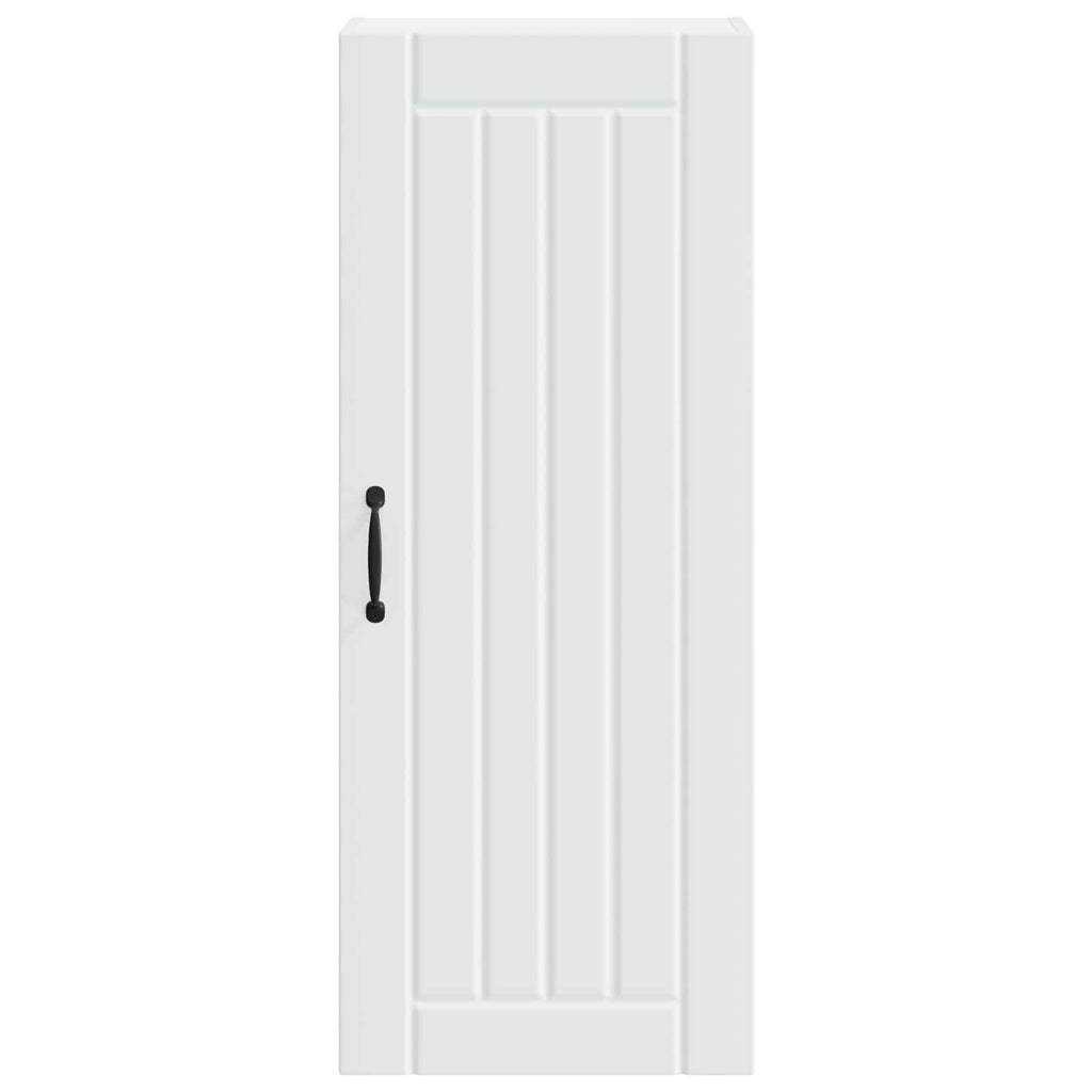 vidaXL Szafka ścienna LUCCA Biały 40 x 31 x 100 cm Drewno inżynieryjne