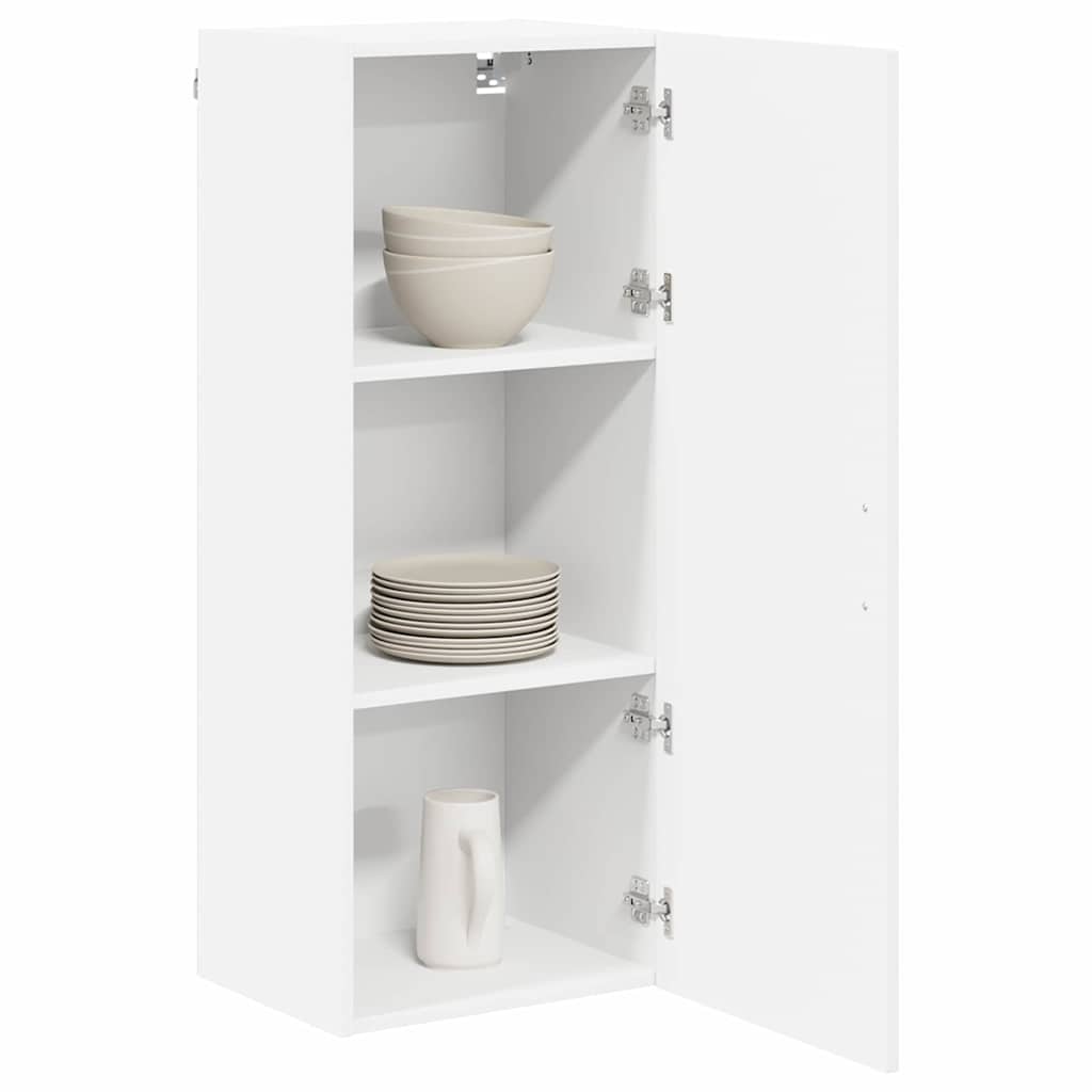 vidaXL Szafka ścienna LUCCA Biały 40 x 31 x 100 cm Drewno inżynieryjne