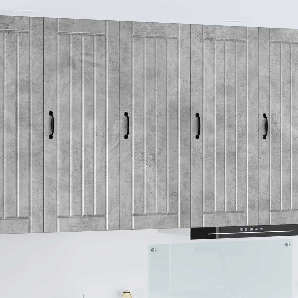 vidaXL Szafka ścienna LUCCA Betonowy szary 40 x 31 x 100 cm