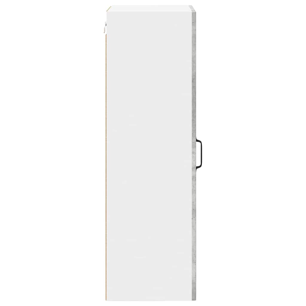 vidaXL Szafka ścienna LUCCA Betonowy szary 40 x 31 x 100 cm