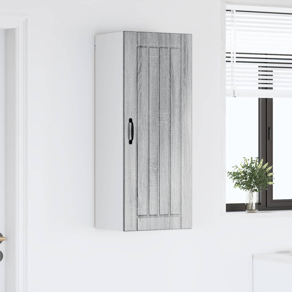 vidaXL Szafka ścienna LUCCA Szary Sonoma 40 x 31 x 100 cm