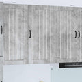 vidaXL Szafka ścienna LUCCA Betonowy szary 50 x 31 x 100 cm