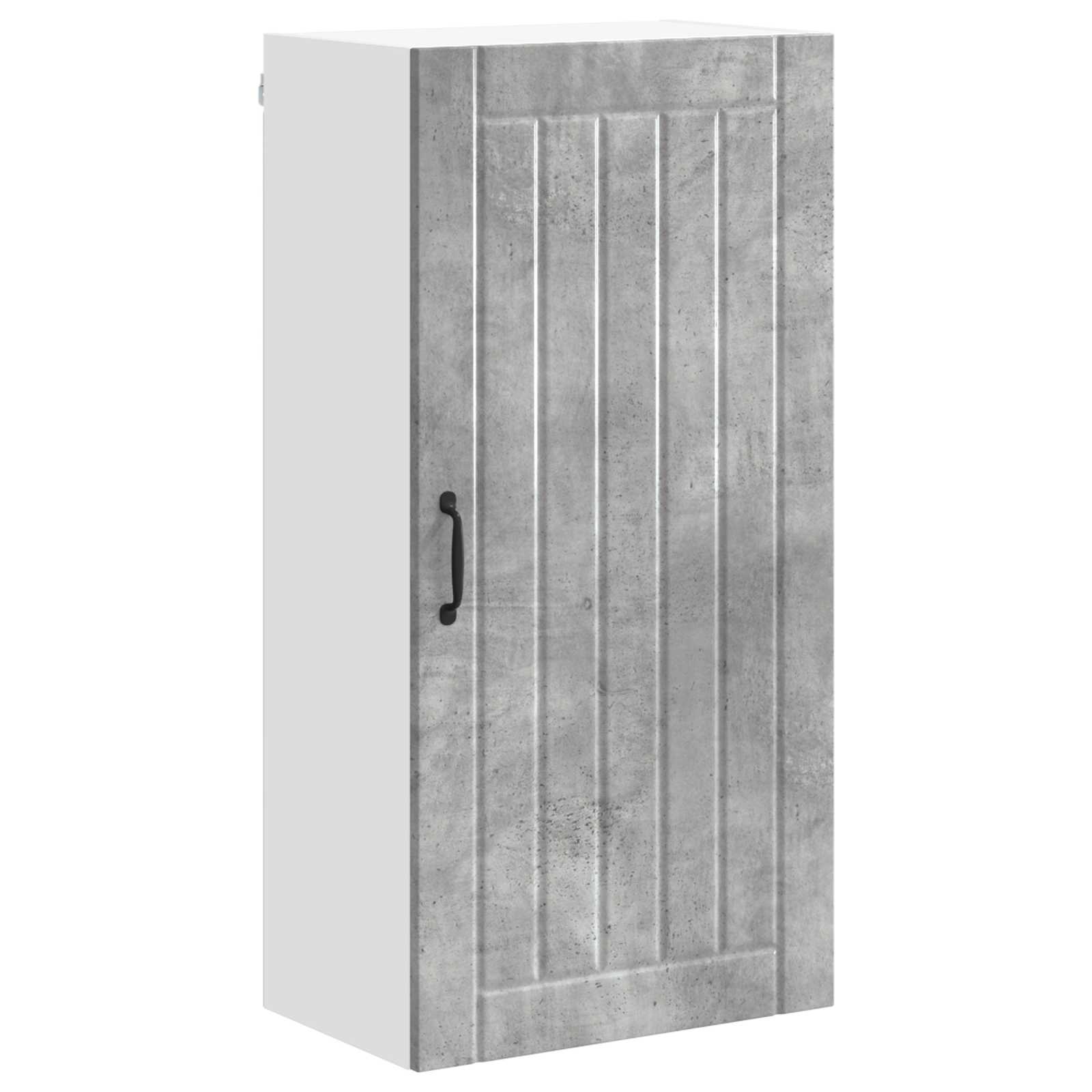 vidaXL Szafka ścienna LUCCA Betonowy szary 50 x 31 x 100 cm