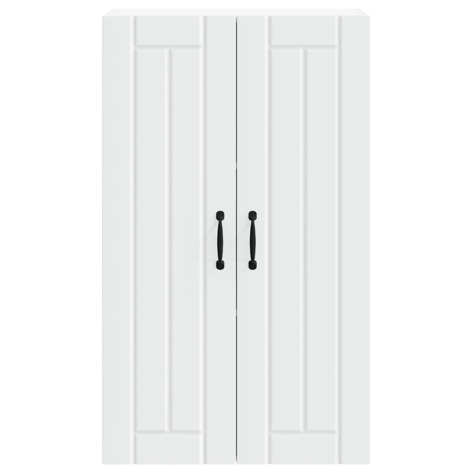 vidaXL Szafka ścienna LUCCA Biały 60 x 31 x 100 cm Drewno inżynieryjne