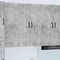 vidaXL Szafka ścienna LUCCA Betonowy szary 60 x 31 x 100 cm