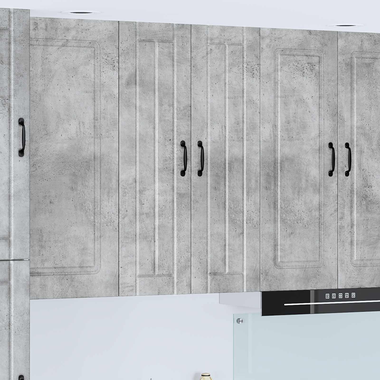 vidaXL Szafka ścienna LUCCA Betonowy szary 60 x 31 x 100 cm