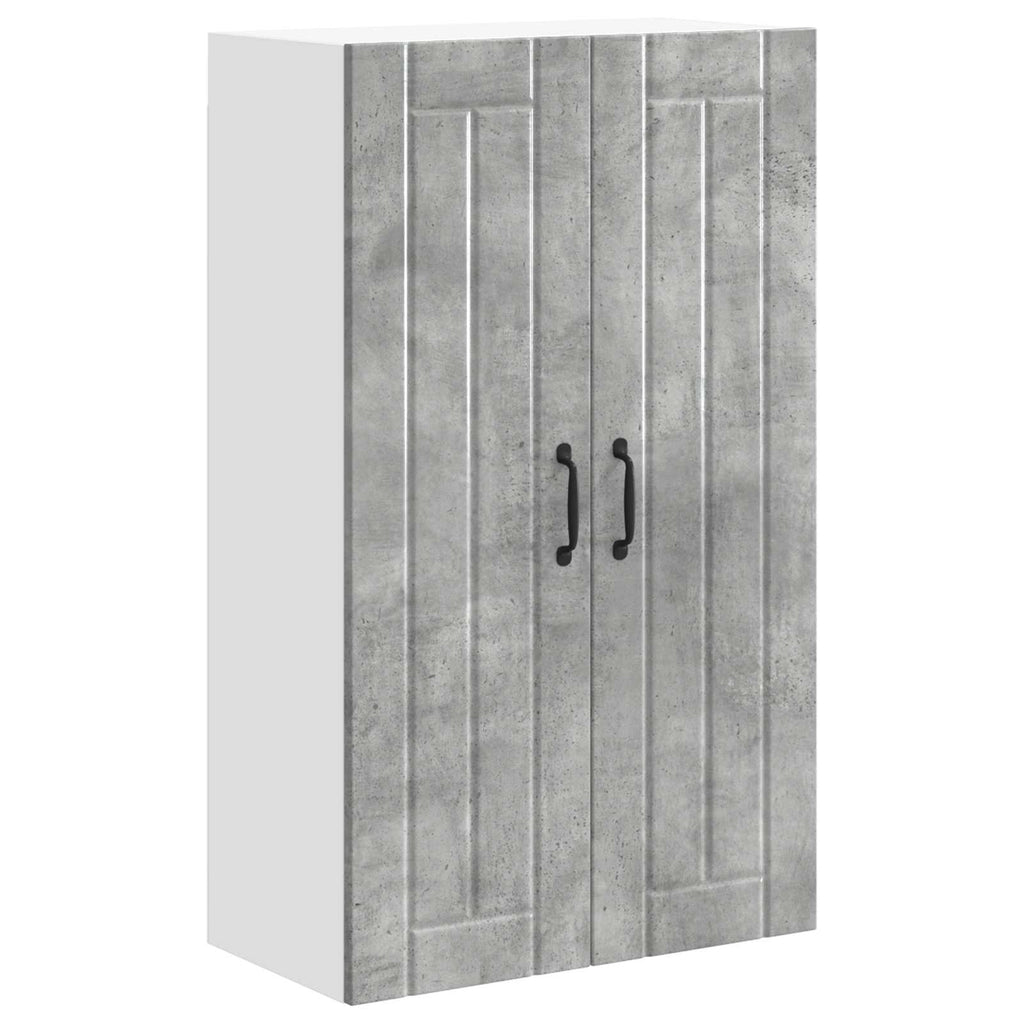 vidaXL Szafka ścienna LUCCA Betonowy szary 60 x 31 x 100 cm