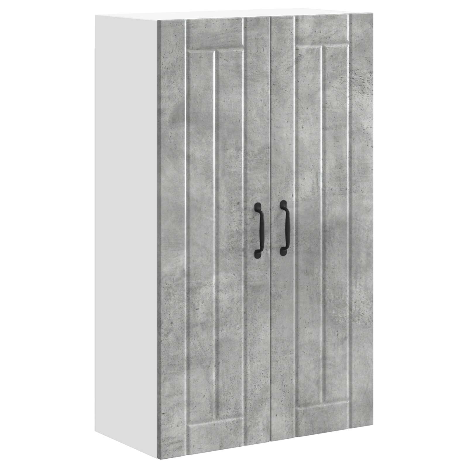 vidaXL Szafka ścienna LUCCA Betonowy szary 60 x 31 x 100 cm