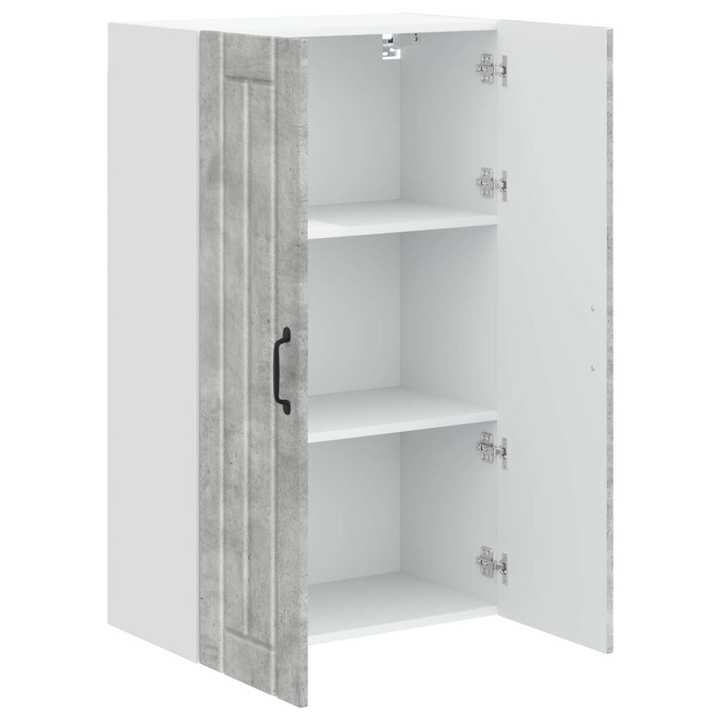 vidaXL Szafka ścienna LUCCA Betonowy szary 60 x 31 x 100 cm