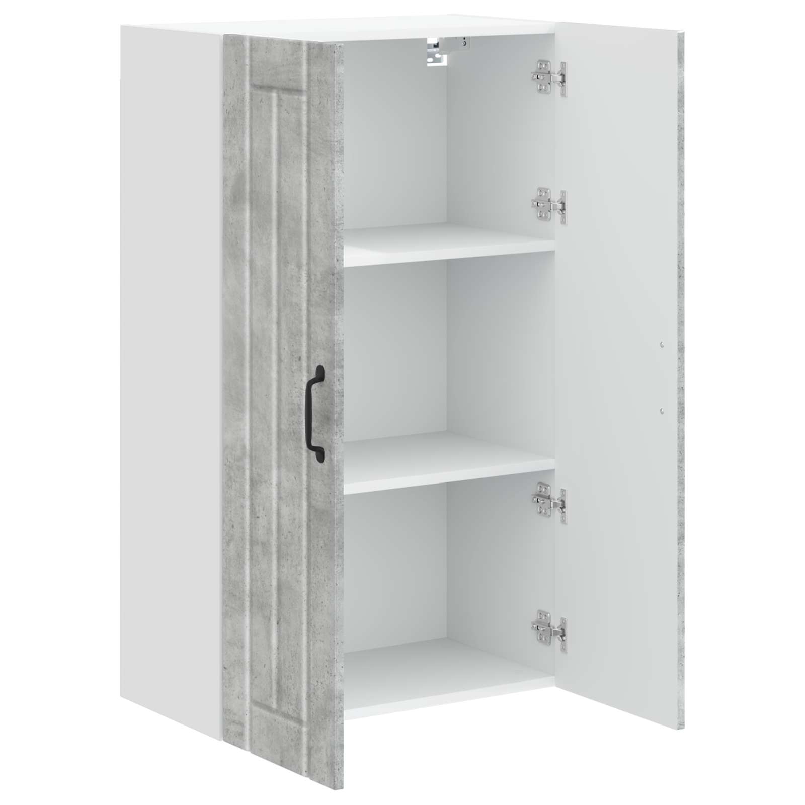 vidaXL Szafka ścienna LUCCA Betonowy szary 60 x 31 x 100 cm