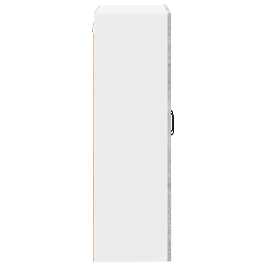 vidaXL Szafka ścienna LUCCA Betonowy szary 60 x 31 x 100 cm