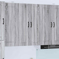 vidaXL Szafka ścienna LUCCA Szary Sonoma 60 x 31 x 100 cm