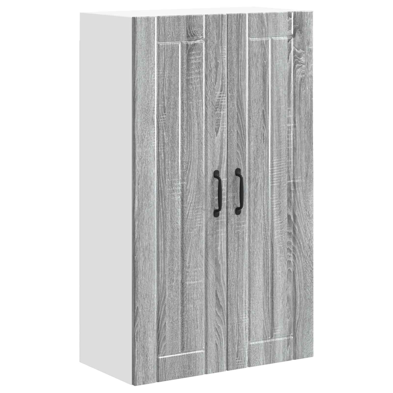 vidaXL Szafka ścienna LUCCA Szary Sonoma 60 x 31 x 100 cm