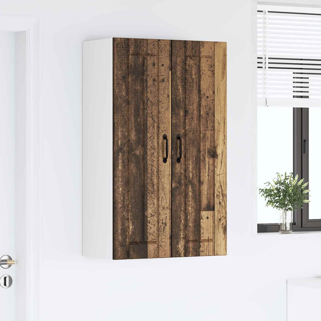 vidaXL Szafka ścienna LUCCA Stare drewno 60 x 31 x 100 cm
