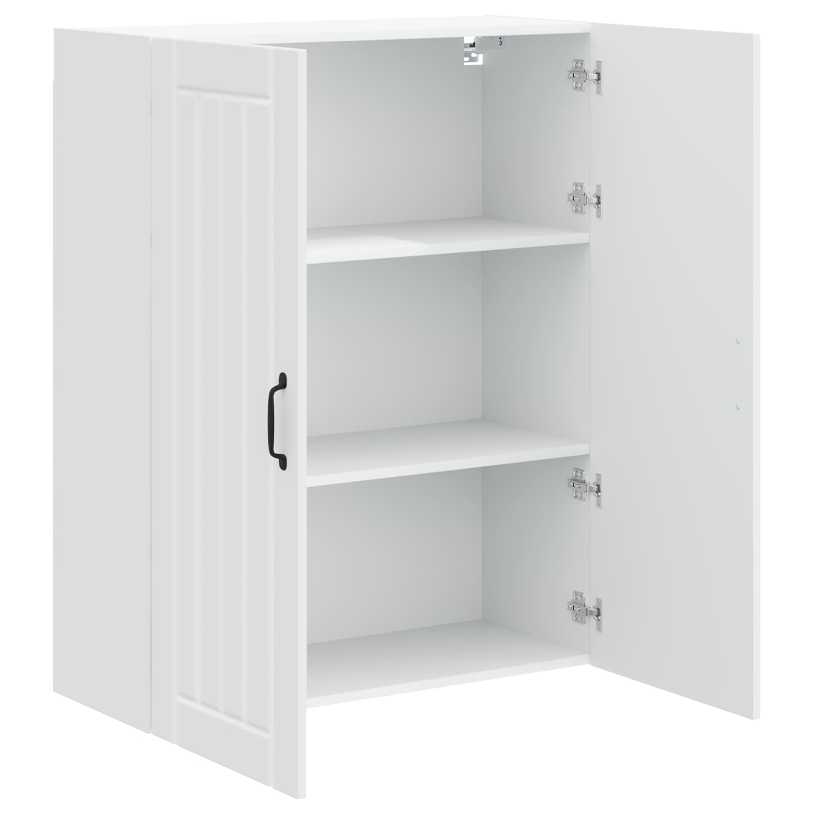 vidaXL Szafka ścienna LUCCA Biały 80 x 31 x 100 cm Drewno inżynieryjne