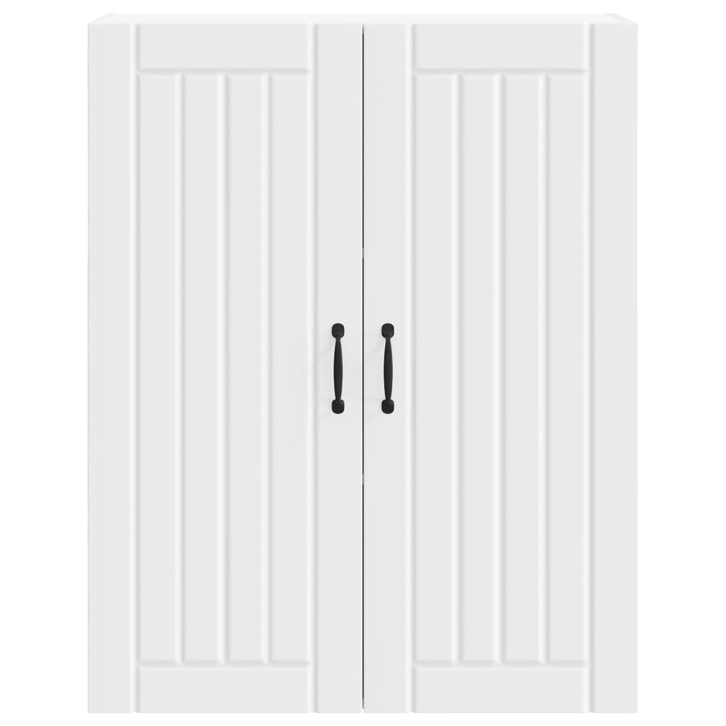 vidaXL Szafka ścienna LUCCA Biały 80 x 31 x 100 cm Drewno inżynieryjne
