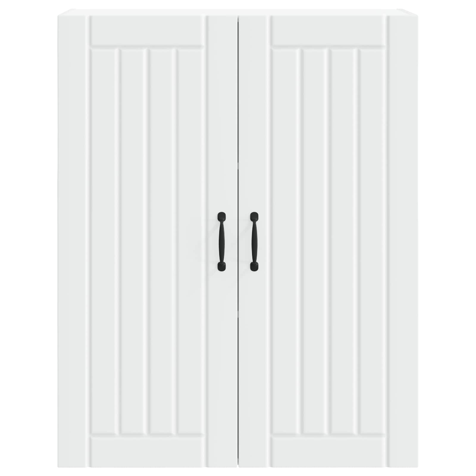 vidaXL Szafka ścienna LUCCA Biały 80 x 31 x 100 cm Drewno inżynieryjne