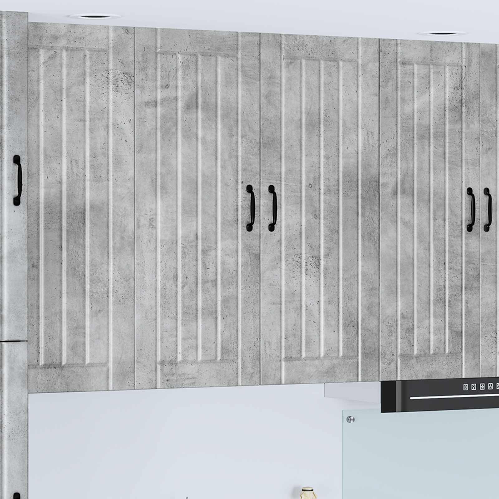 vidaXL Szafka ścienna LUCCA Betonowy szary 80 x 31 x 100 cm