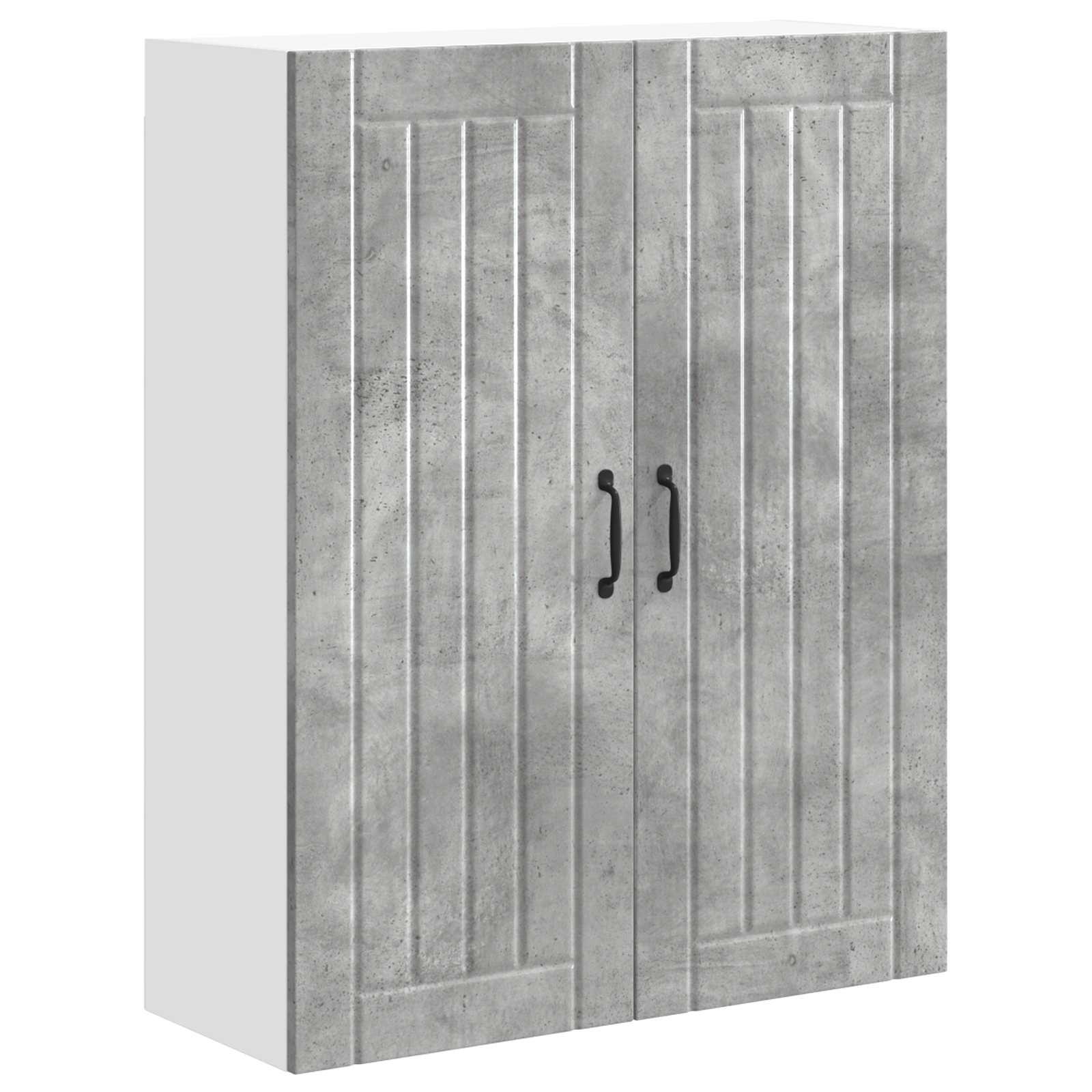vidaXL Szafka ścienna LUCCA Betonowy szary 80 x 31 x 100 cm