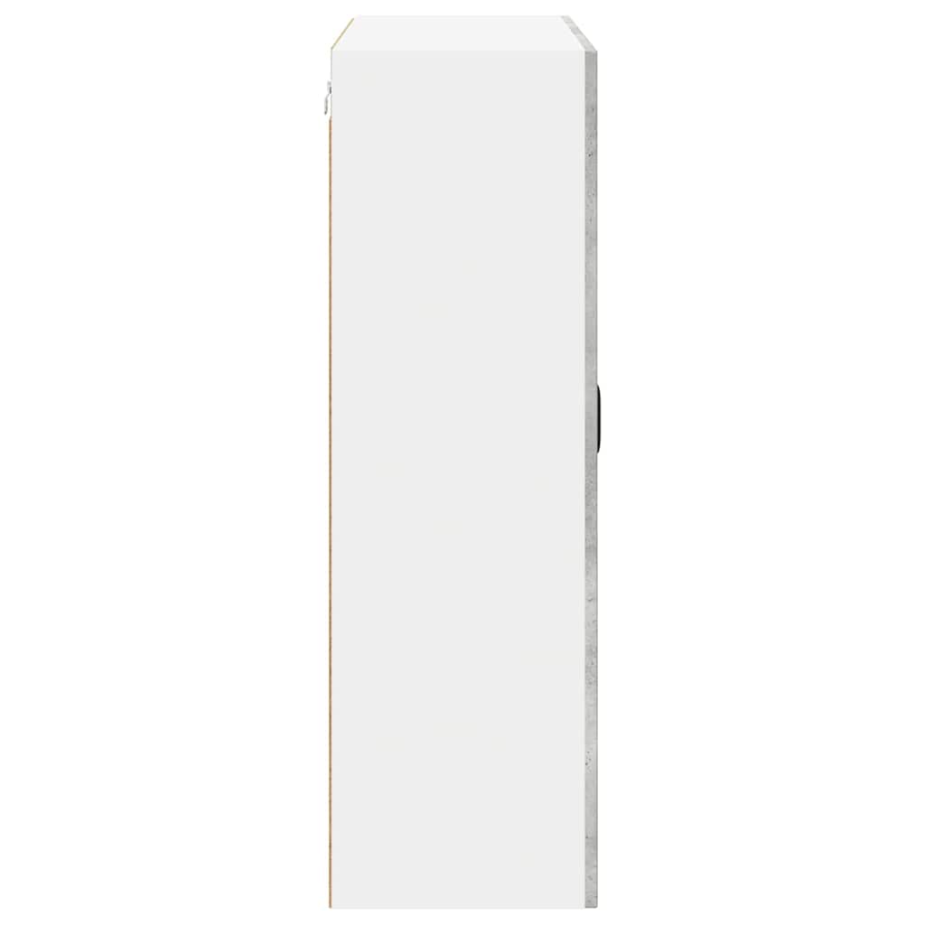 vidaXL Szafka ścienna LUCCA Betonowy szary 80 x 31 x 100 cm
