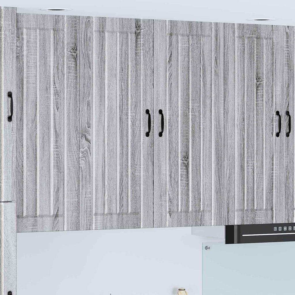 vidaXL Szafka ścienna LUCCA Szary Sonoma 80 x 31 x 100 cm