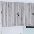 vidaXL Szafka ścienna LUCCA Szary Sonoma 80 x 31 x 100 cm