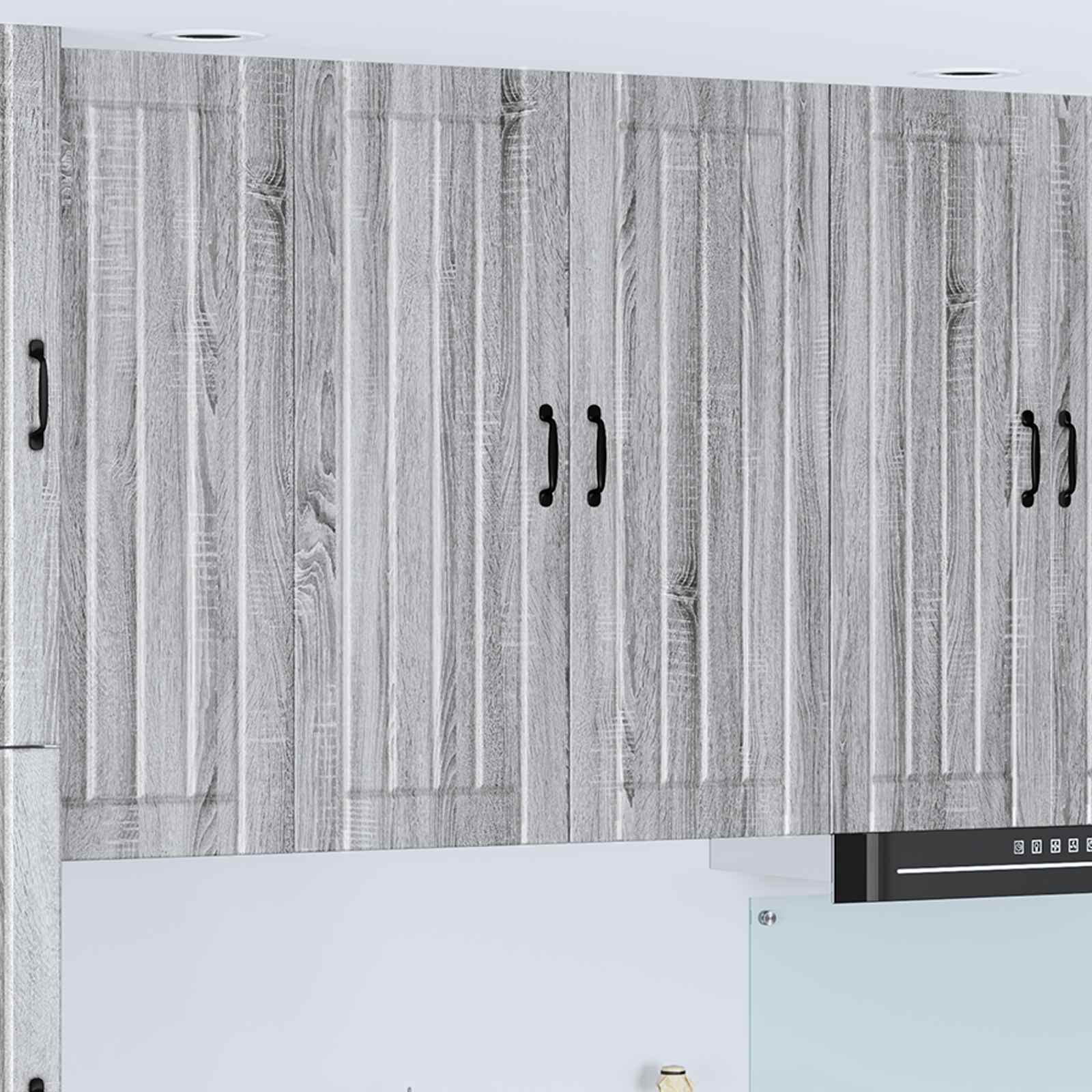 vidaXL Szafka ścienna LUCCA Szary Sonoma 80 x 31 x 100 cm