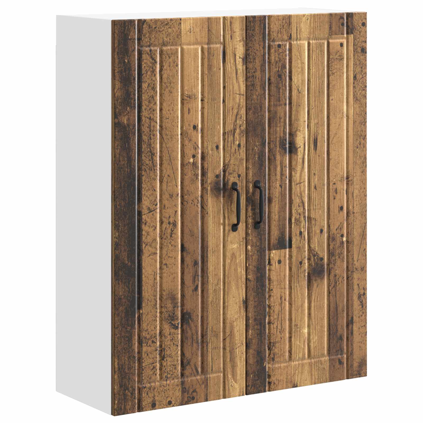 vidaXL Szafka ścienna LUCCA Stare drewno 80 x 31 x 100 cm