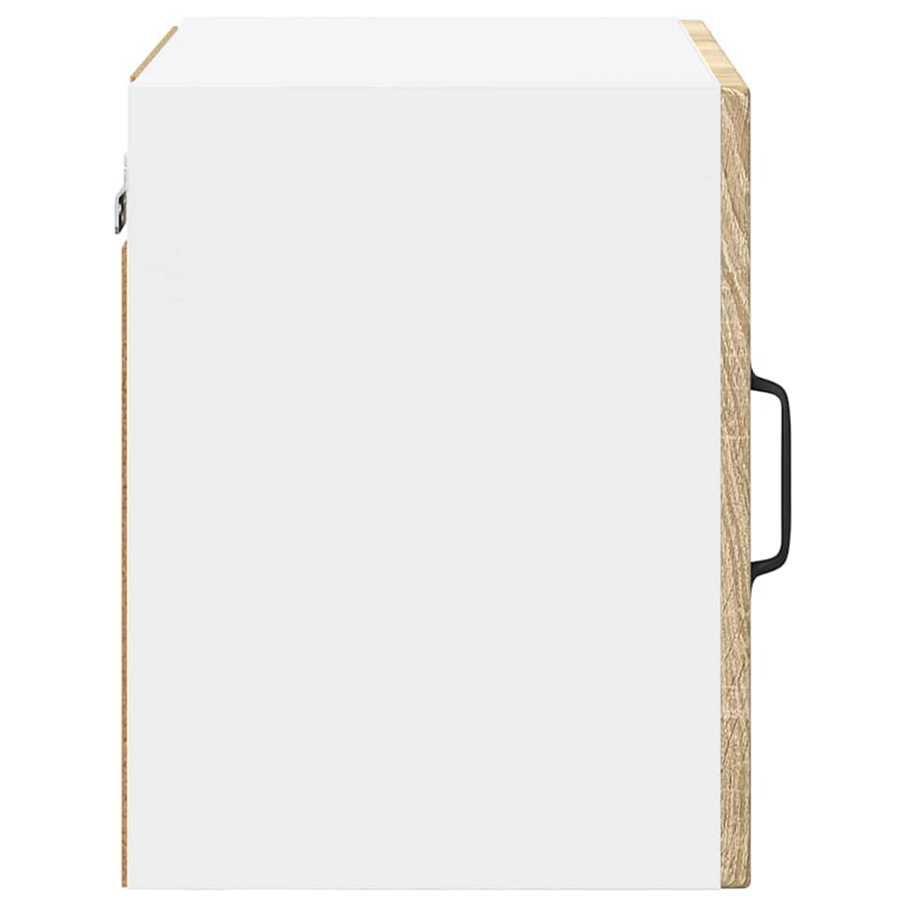 vidaXL Szafka szklana na ścianę PORTO 2 pcs Dąb Sonoma 40 x 31 x 40 cm