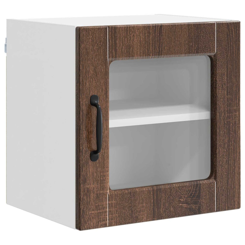vidaXL Front do zmywarki PORTO Brązowy dąb 40 x 31 x 40 cm