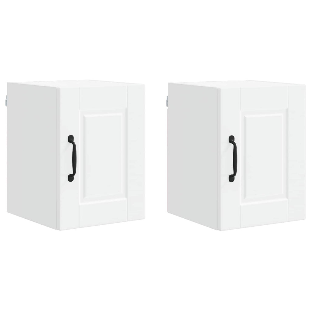 vidaXL Szafka ścienna PORTO 2 pcs Biały 30 x 31 x 40 cm