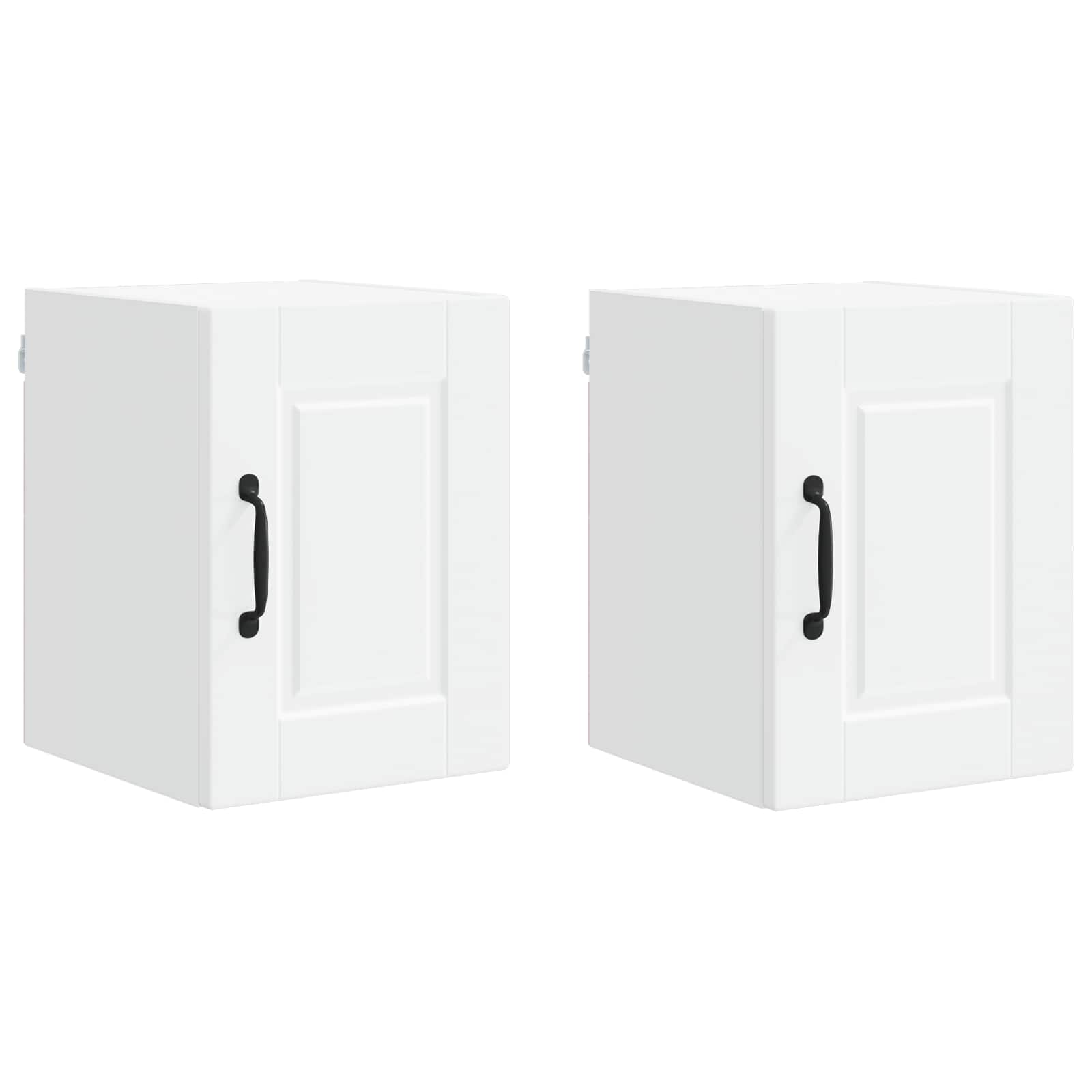 vidaXL Szafka ścienna PORTO 2 pcs Biały 30 x 31 x 40 cm