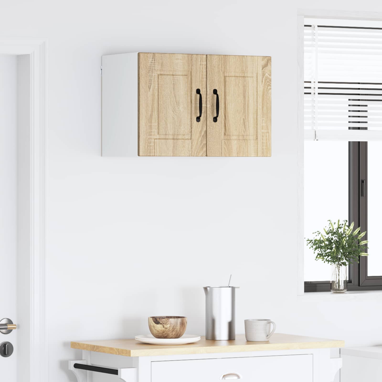 vidaXL Szafka ścienna PORTO 2 pcs Dąb Sonoma 30 x 31 x 40 cm
