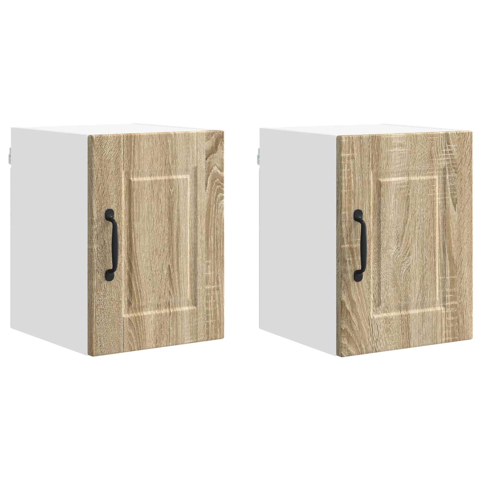 vidaXL Szafka ścienna PORTO 2 pcs Dąb Sonoma 30 x 31 x 40 cm