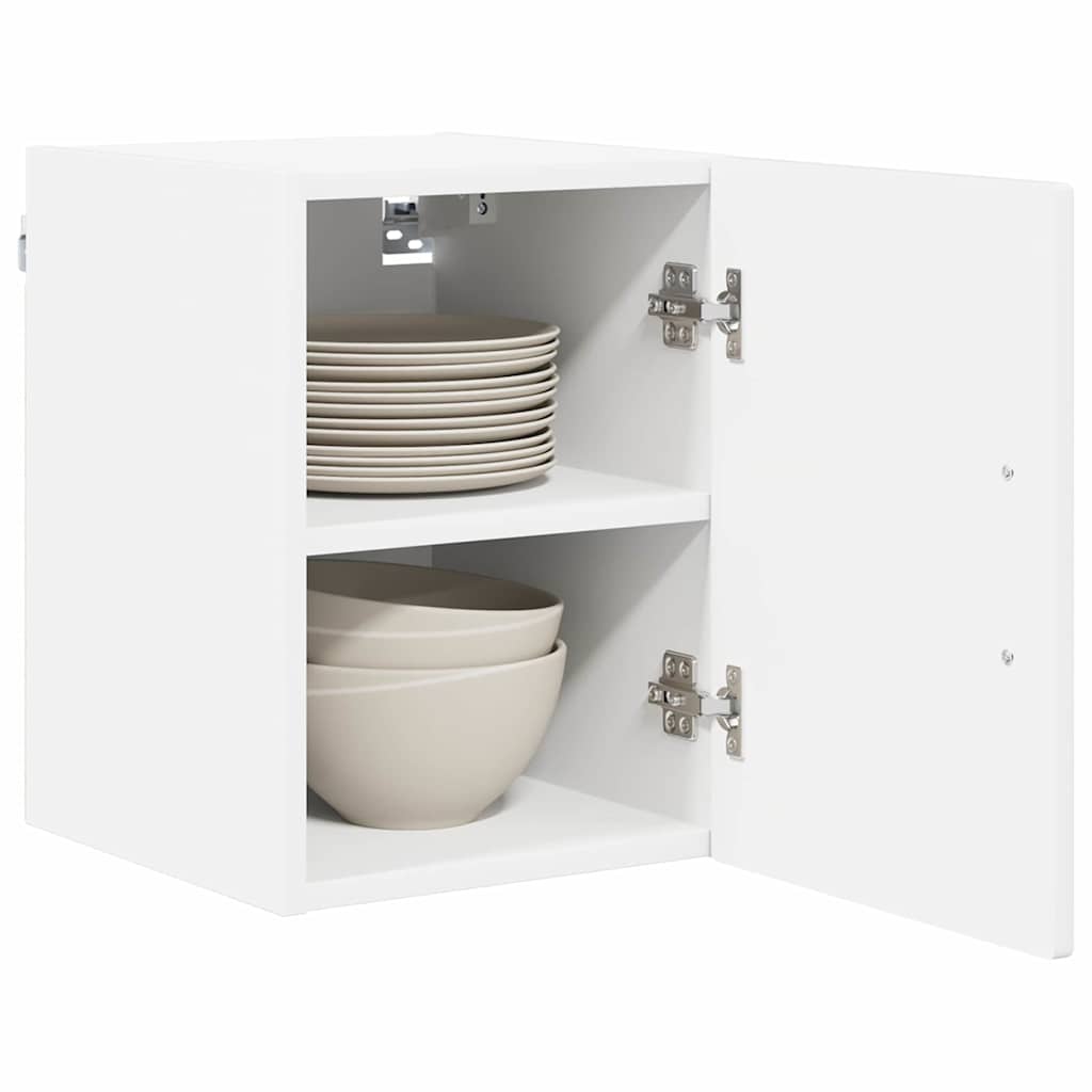 vidaXL Szafka ścienna PORTO 2 pcs Wysoki połysk biały 30 x 31 x 40 cm