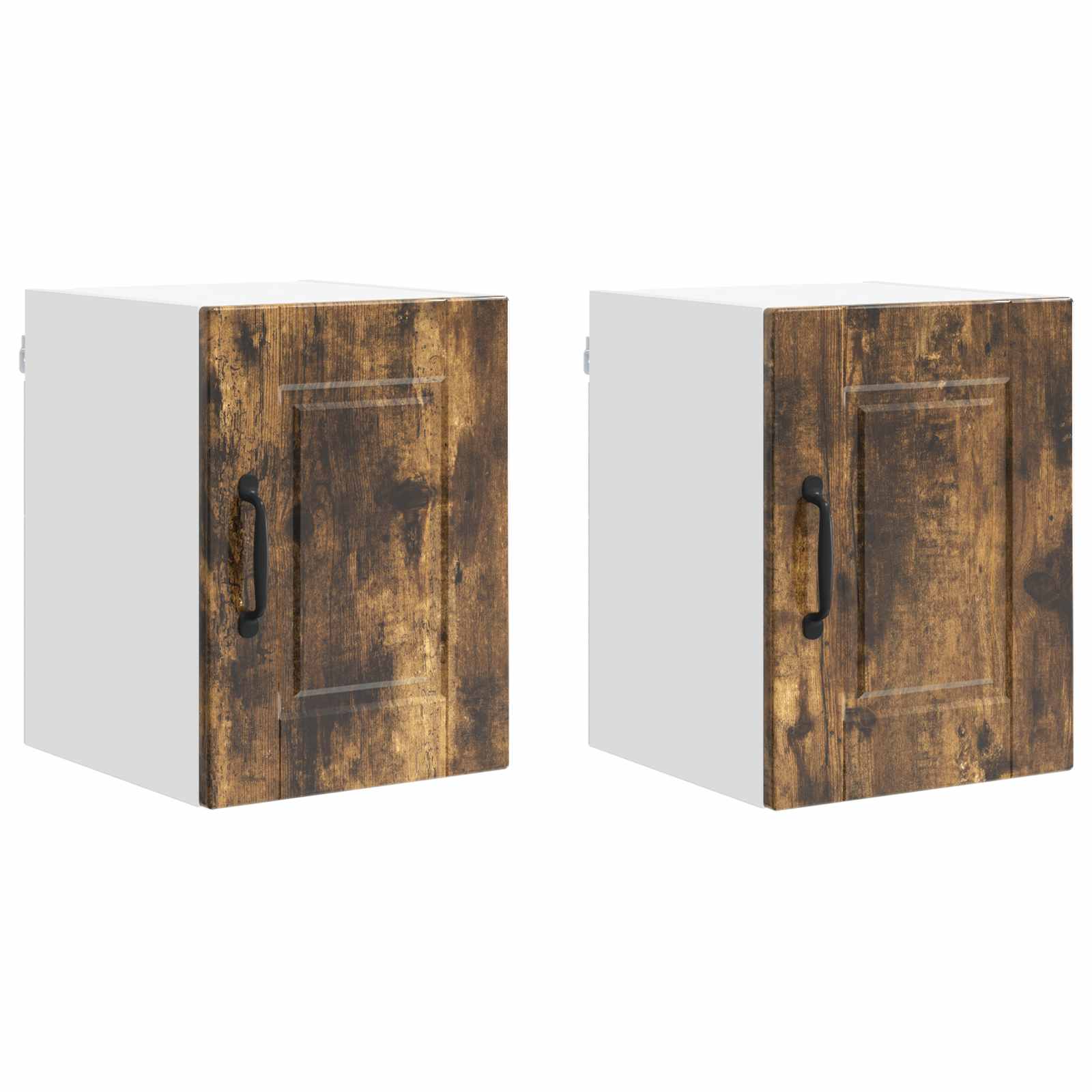 vidaXL Szafka ścienna PORTO 2 pcs Dąb wędzony 30 x 31 x 40 cm