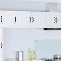 vidaXL Szafka ścienna PORTO 2 pcs Biały 40 x 31 x 40 cm
