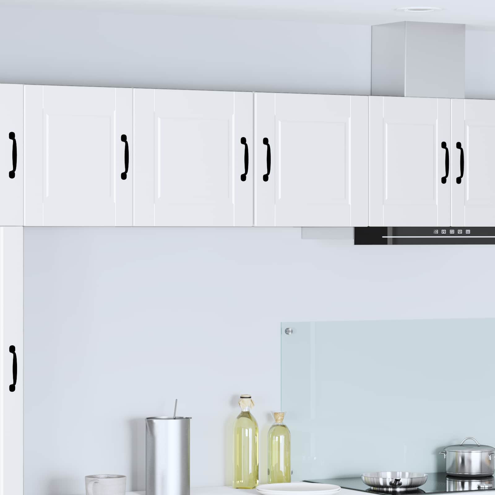 vidaXL Szafka ścienna PORTO 2 pcs Biały 40 x 31 x 40 cm