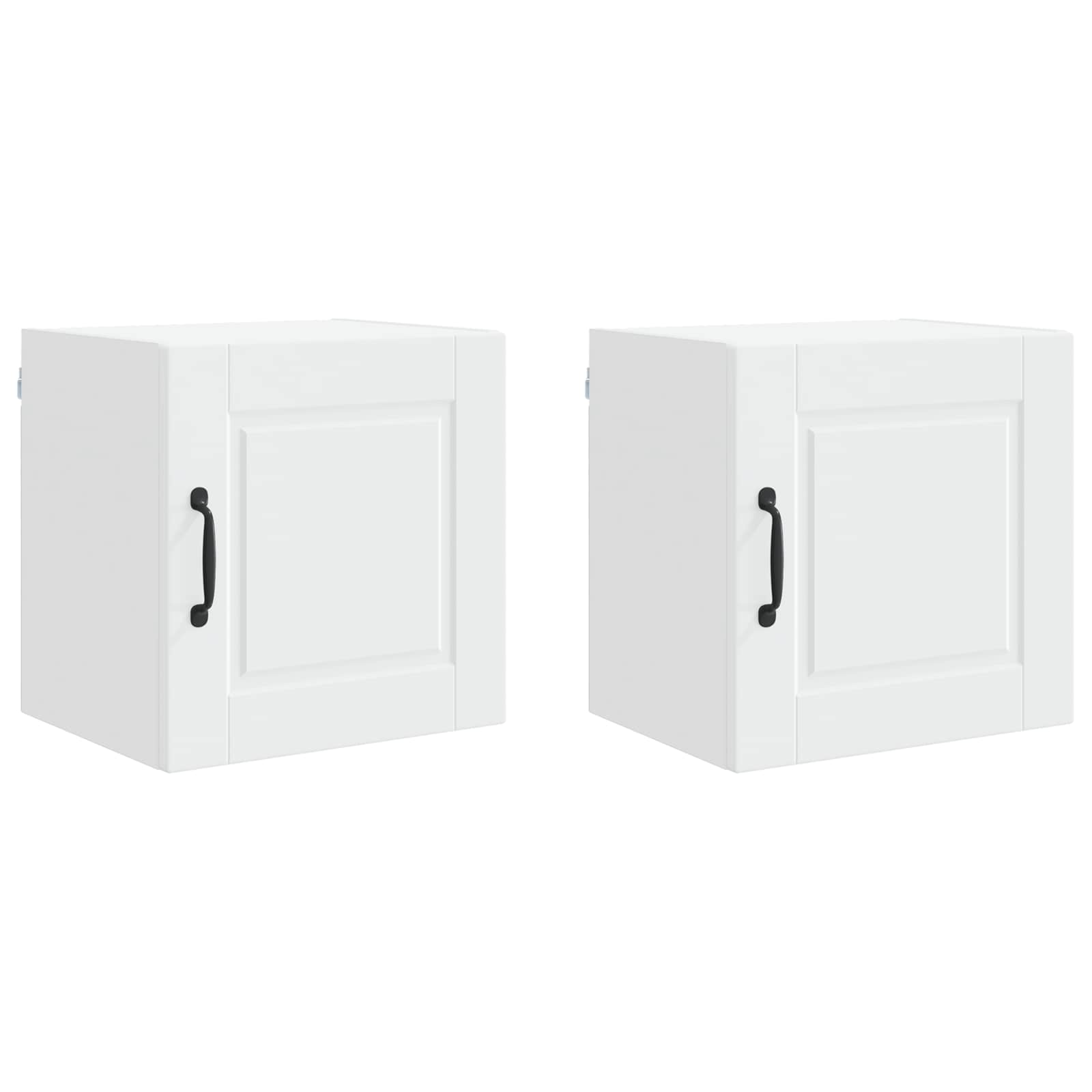 vidaXL Szafka ścienna PORTO 2 pcs Biały 40 x 31 x 40 cm