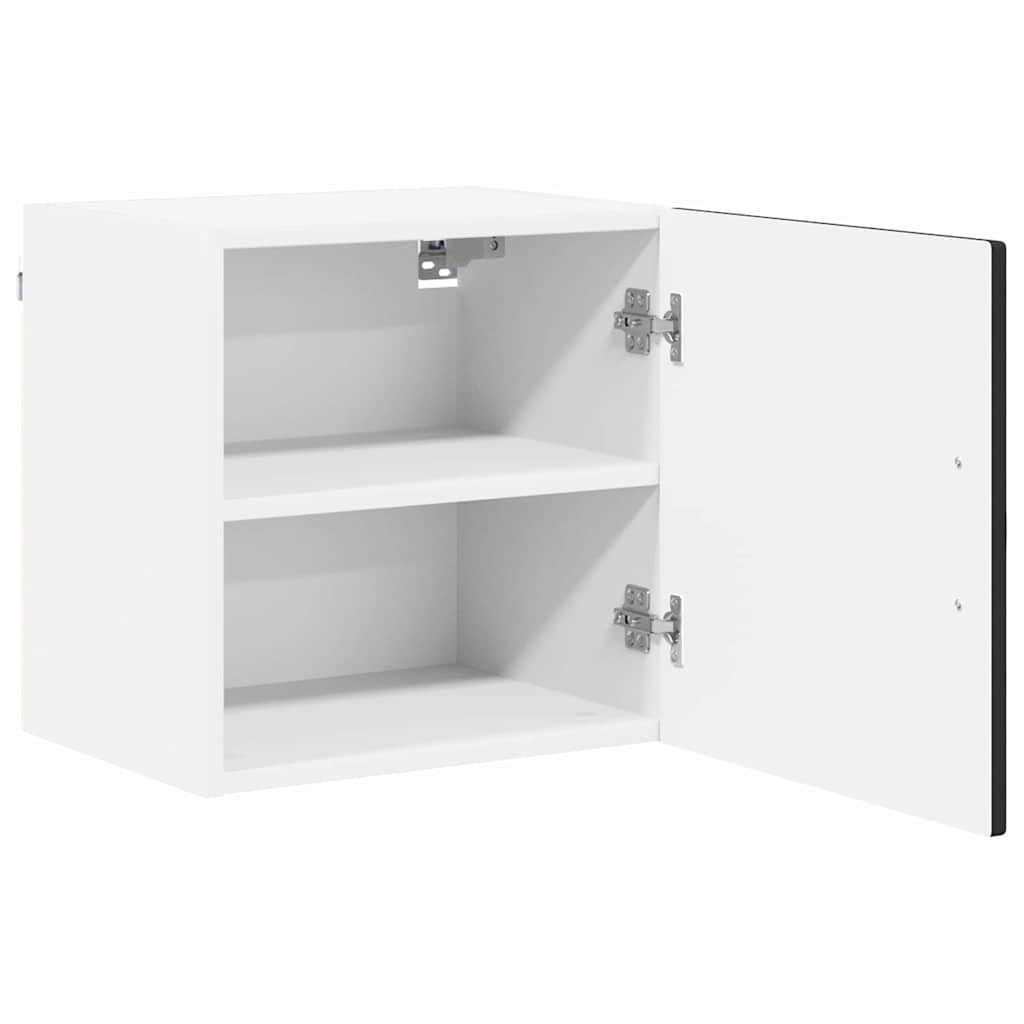 vidaXL Szafka ścienna PORTO 2 pcs Czarny 40 x 31 x 40 cm