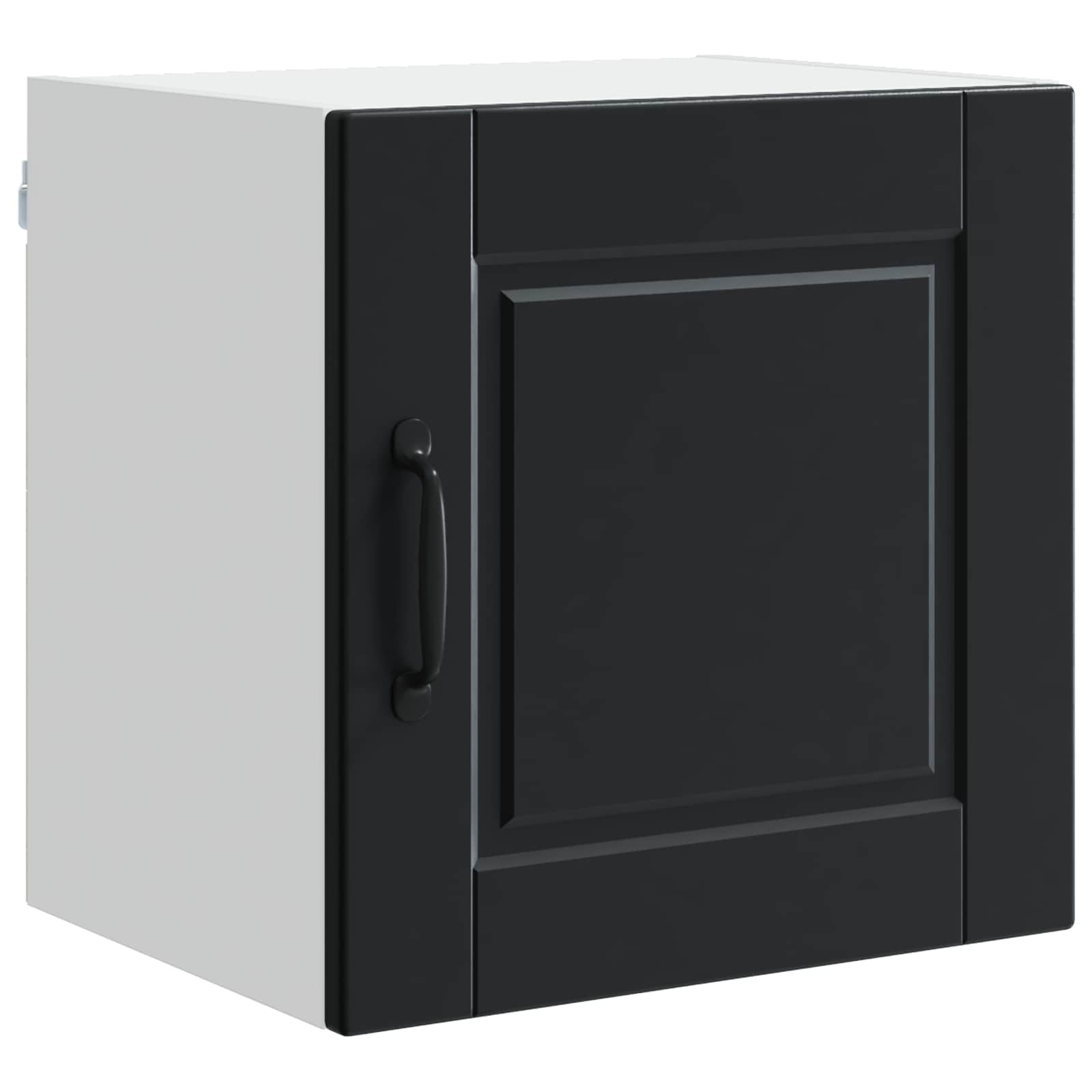 vidaXL Szafka ścienna PORTO 2 pcs Czarny 40 x 31 x 40 cm