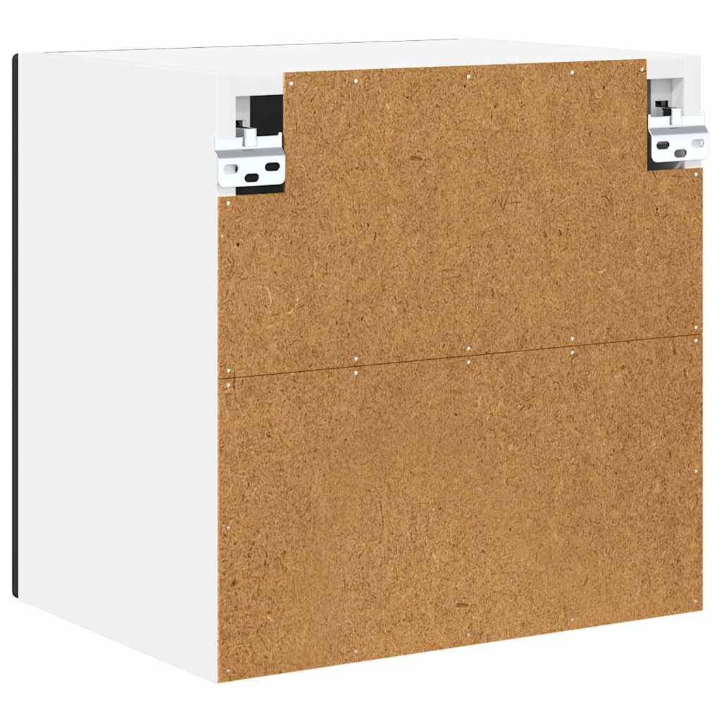vidaXL Szafka ścienna PORTO 2 pcs Czarny 40 x 31 x 40 cm