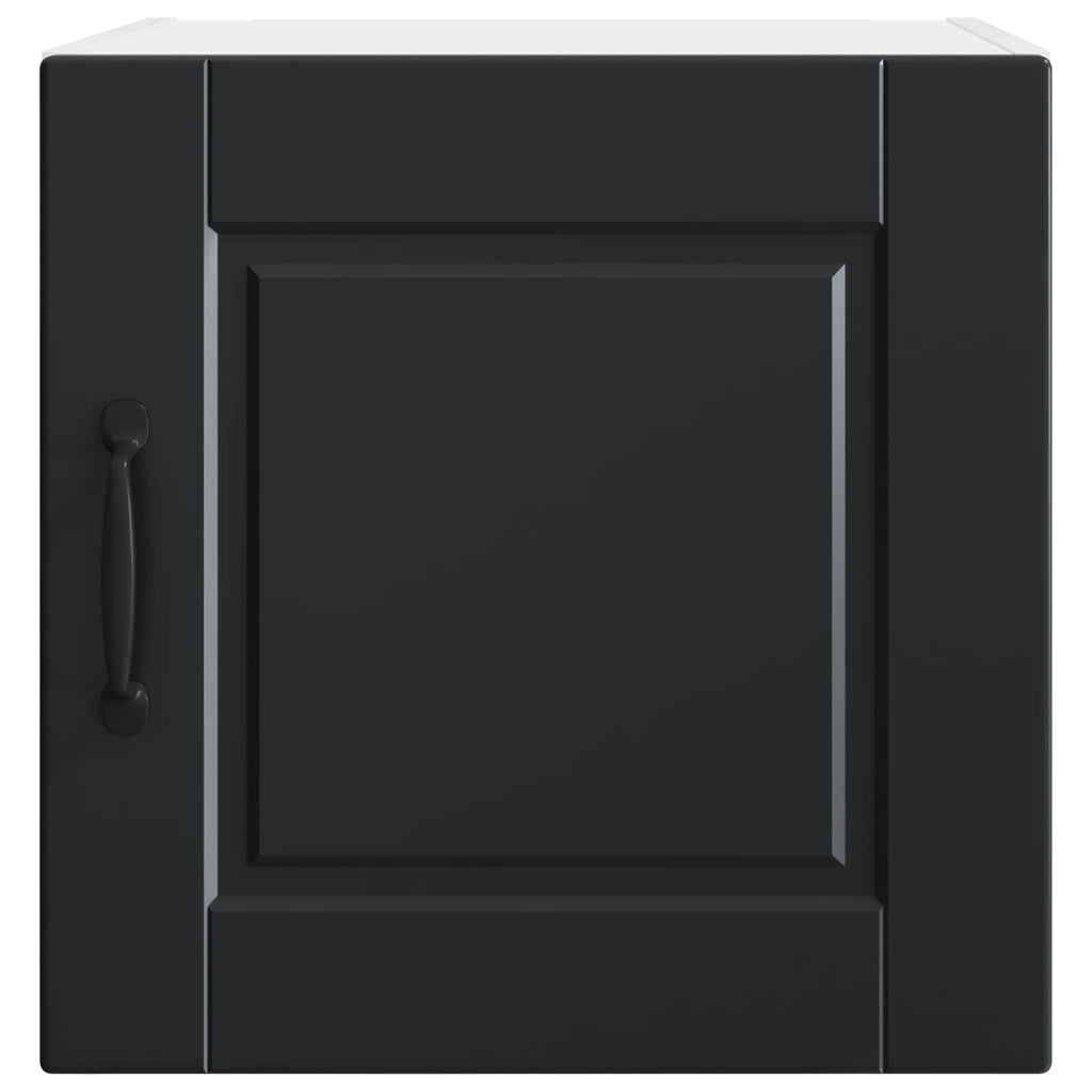 vidaXL Szafka ścienna PORTO 2 pcs Czarny 40 x 31 x 40 cm