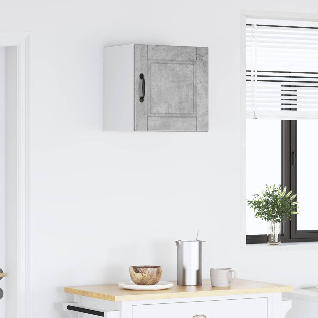 vidaXL Szafka ścienna PORTO Betonowy szary 40 x 31 x 40 cm