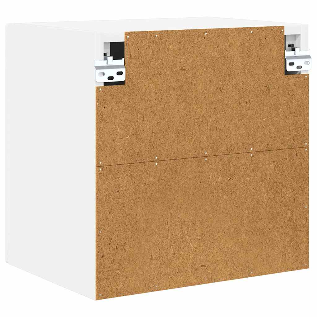vidaXL Szafka ścienna PORTO 2 pcs Wysoki połysk biały 40 x 31 x 40 cm